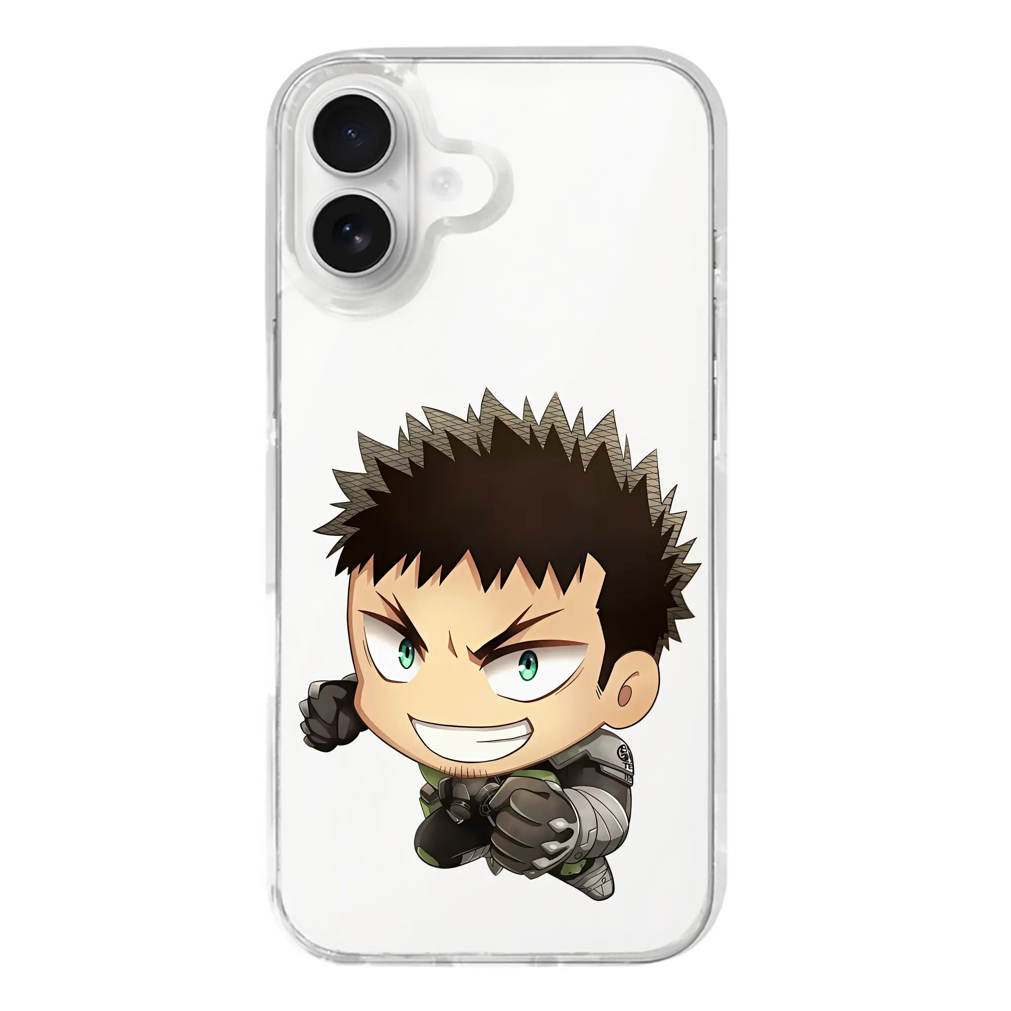 怪獣8号 グッズ,日比野カフカ - iPhone 17シリーズ 透明スマホケース – 薄型・耐衝撃・精密フィット保護カバー